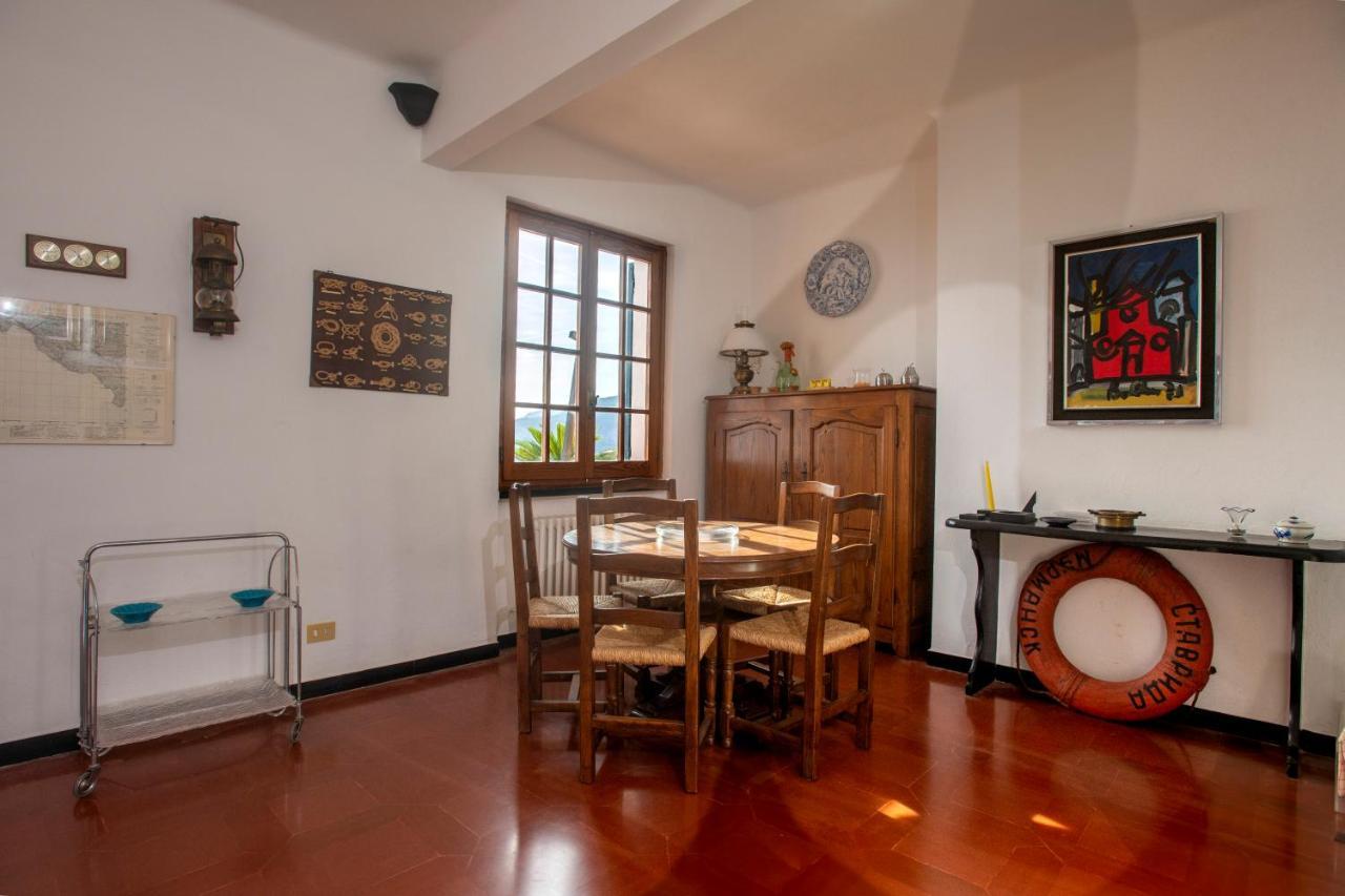 080 - La Villa Storica Il Vigneto 45B, Terrazza Sul Mare - Parcheggio Privato Gratis Moneglia Eksteriør bilde
