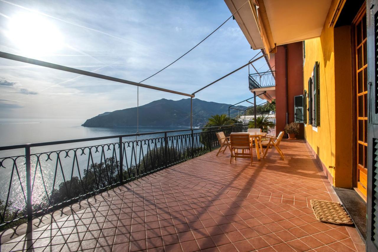 080 - La Villa Storica Il Vigneto 45B, Terrazza Sul Mare - Parcheggio Privato Gratis Moneglia Eksteriør bilde
