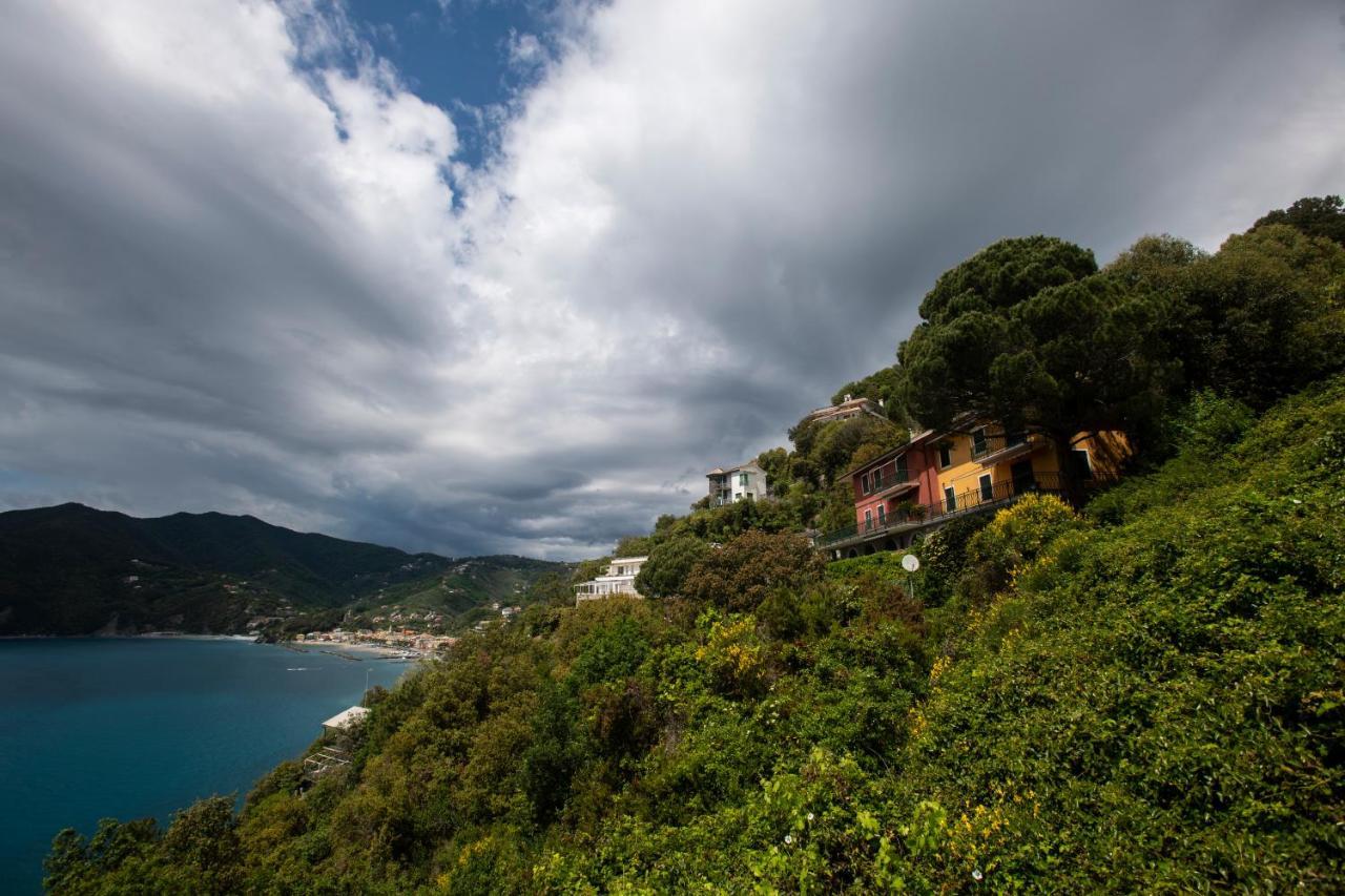 080 - La Villa Storica Il Vigneto 45B, Terrazza Sul Mare - Parcheggio Privato Gratis Moneglia Eksteriør bilde
