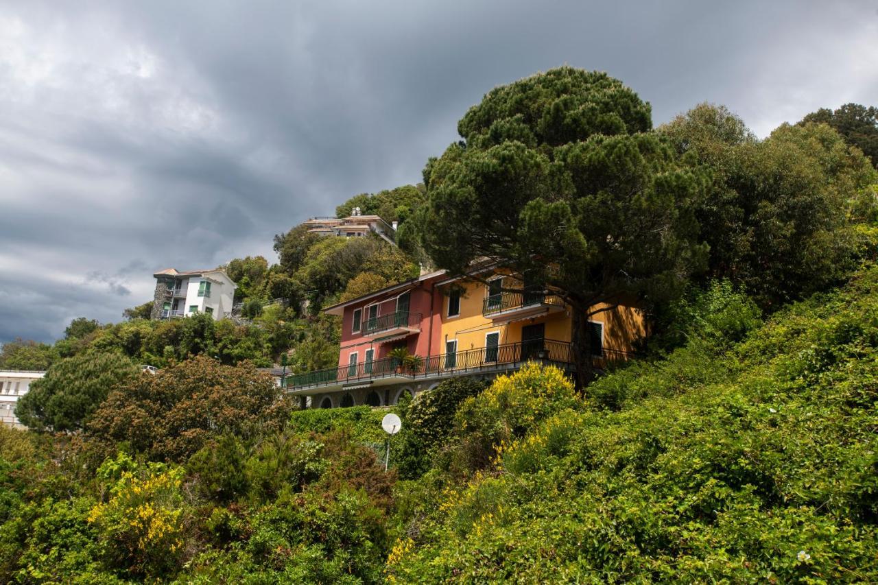 080 - La Villa Storica Il Vigneto 45B, Terrazza Sul Mare - Parcheggio Privato Gratis Moneglia Eksteriør bilde