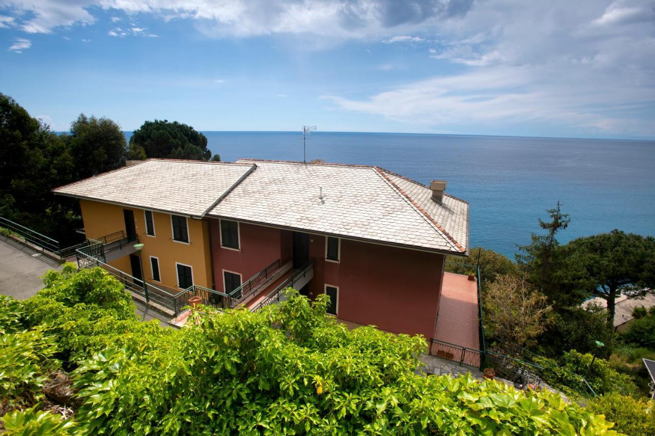 080 - La Villa Storica Il Vigneto 45B, Terrazza Sul Mare - Parcheggio Privato Gratis Moneglia Eksteriør bilde
